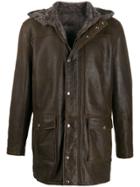 Barba Mid-length Jacket - Brown