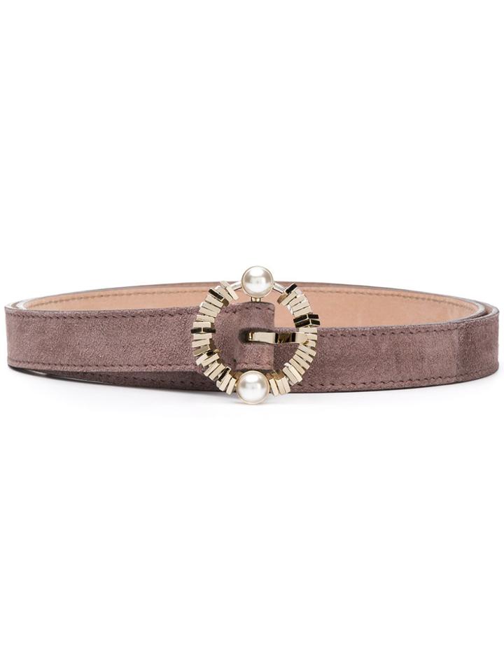 Jimmy Choo Binx Belt - Grey