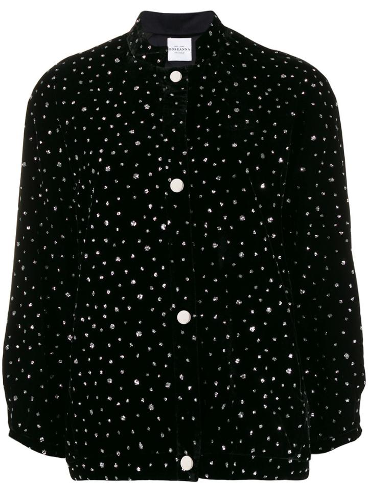 Roseanna Diana Rolling Embellished Jacket - Black