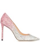 Jimmy Choo Decollete Pumps - Pink & Purple
