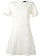 Proenza Schouler Tie Rear Fastening Dress, Women's, Size: 4, Nude/neutrals, Cotton/wool/nylon/silk