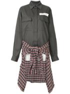 Ambush Oversized Military Shirt - Grey