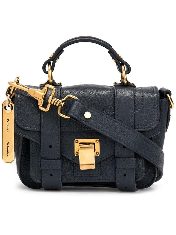 Proenza Schouler Ps1 Micro-lux Bag - Blue