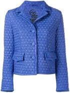 Ermanno Scervino Fitted Silhouette Jacket - Blue