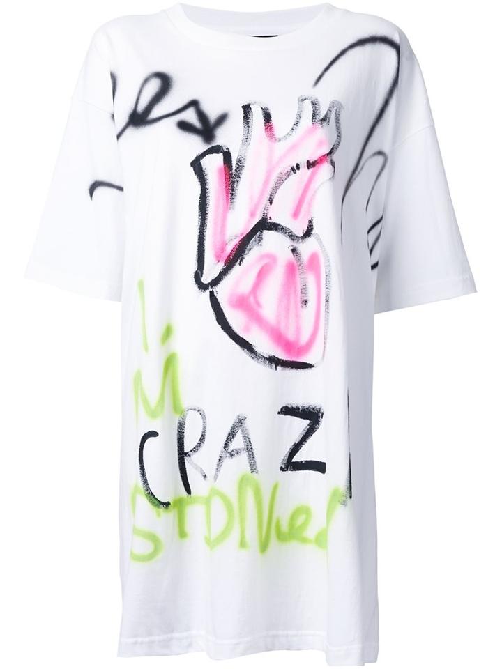 Guernika Graffiti Print Long T-shirt