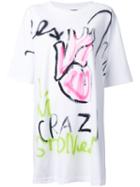 Guernika Graffiti Print Long T-shirt