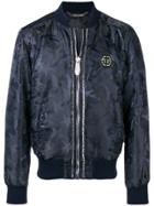 Philipp Plein Respect Bomber Jacket - Blue