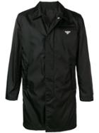 Prada Chest Pocket Raincoat - Black
