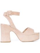 Miu Miu Platform Sandals - Nude & Neutrals