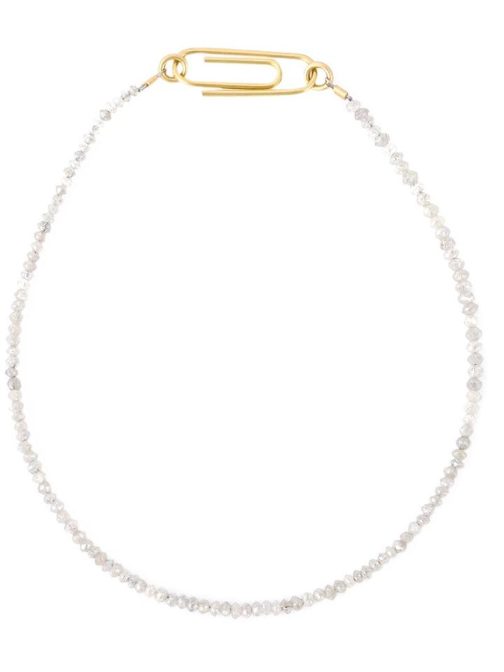 Uzerai Edits String Diamond Bracelet, Women's, Metallic