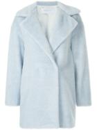 Harris Wharf London Oversized Double-breasted Coat - Purple