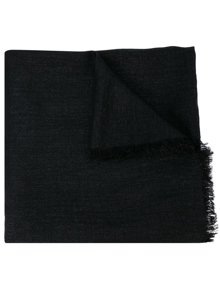 Brunello Cucinelli Metallic Scarf - Black