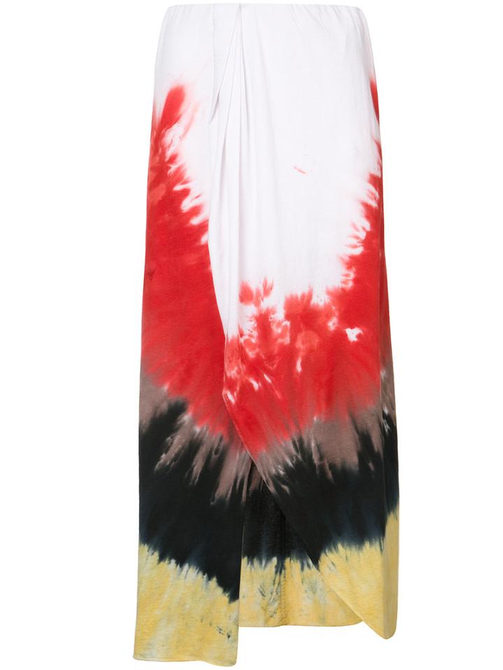 Baja East - Gradient Skirt - Women - Supima Cotton - 0, White, Supima Cotton