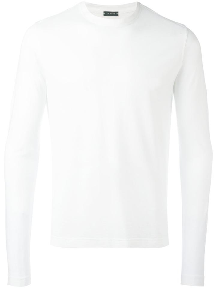 Zanone Round Neck T-shirt - White