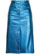Tibi High-waisted Skirt - Blue