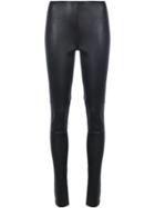 Vanderwilt Skinny Leather Trousers - Black