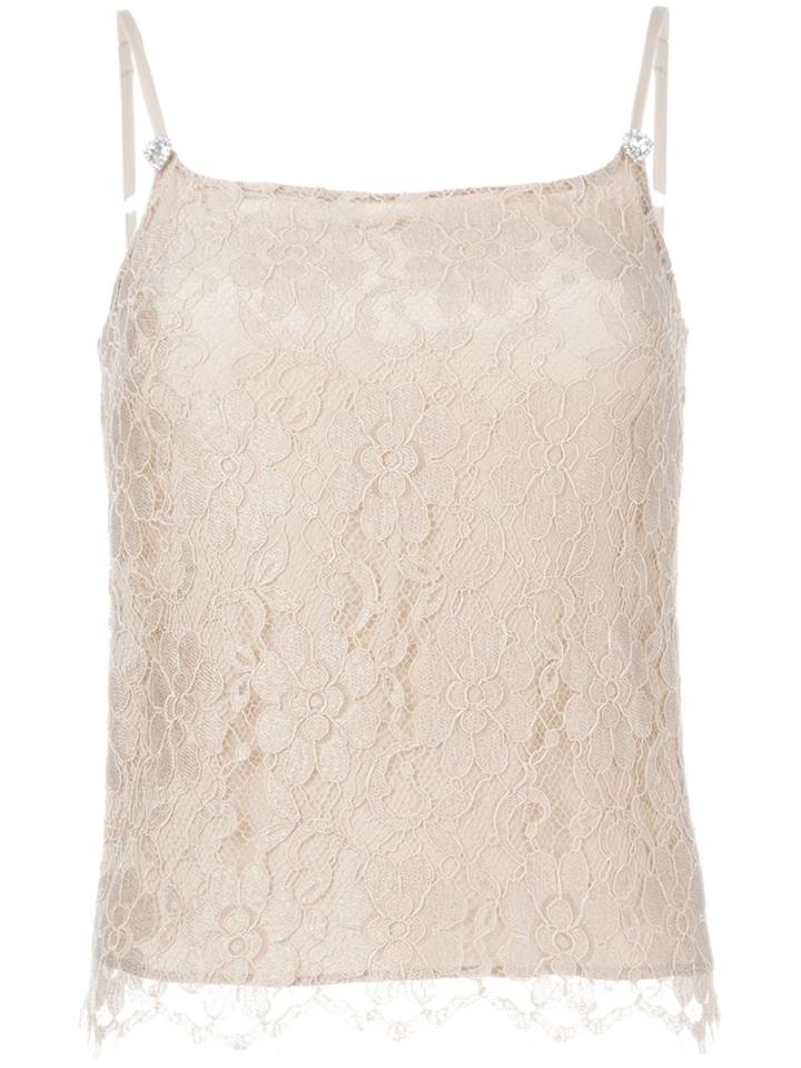 Christopher Kane Floral Lace Cami Top