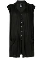 Ann Demeulemeester Iliad Sleeveless Top - Black