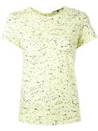 Proenza Schouler Splatter Print T-shirt - Yellow & Orange