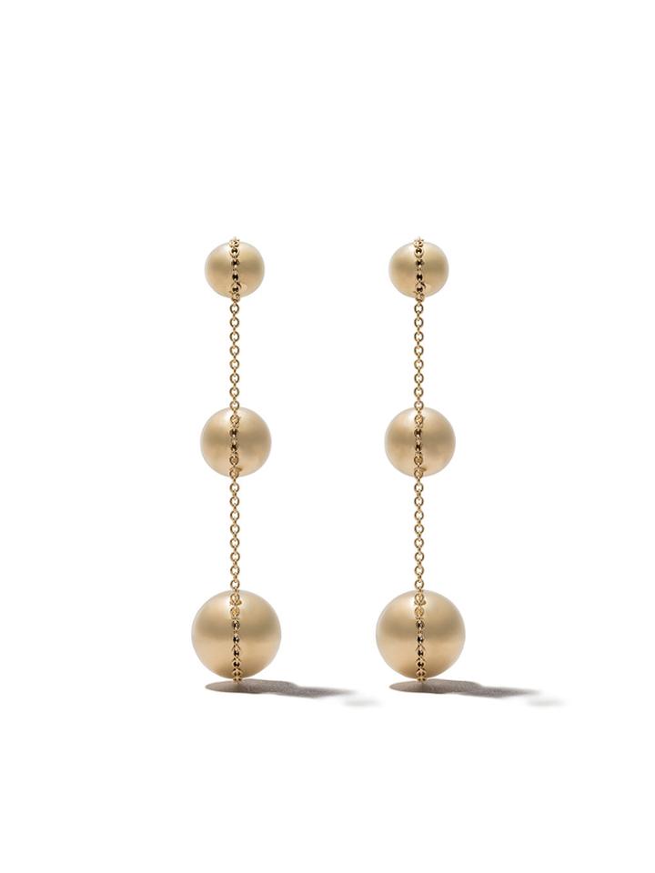 Tiffany & Co 18kt Yellow Gold Tiffany City Hardwear Triple Drop