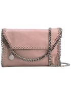 Stella Mccartney - Folded Mini Falabella Bag - Women - Polyester/metal (other) - One Size, Women's, Pink/purple, Polyester/metal (other)