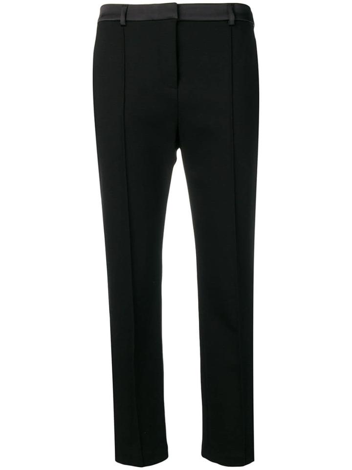 Karl Lagerfeld Logo Stripe Trousers - Black