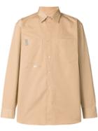 Wwwm Logo Long-sleeve Shirt - Neutrals