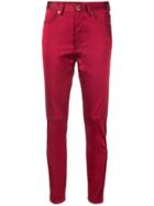 Undercover Skinny High-rise Trousers - Red