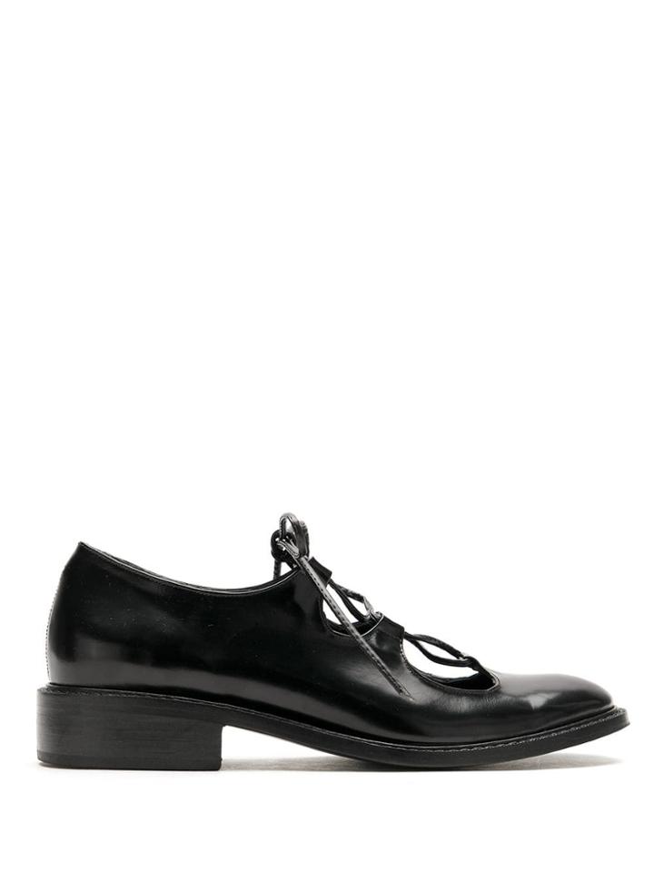 Reinaldo Lourenço Boneca Leather Shoes - Black