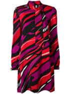Cavalli Class Graphic Print Dress - Red