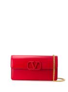 Valentino Valentino Garavani Vsling Clutch - Red
