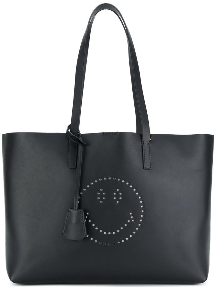 Anya Hindmarch Ebury Smiley Circus Bag - Black