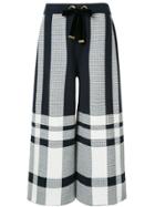 Mother Of Pearl Kory Plaid Culottes - Blue