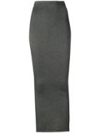 Dolce & Gabbana Vintage Tube Maxi Skirt - Grey