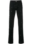 Philipp Plein Star Studded Jeans - Black