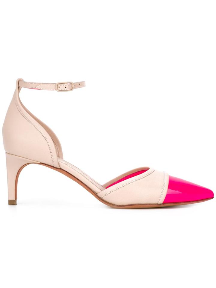 Givenchy Contrast Toe Cap Pumps - Nude & Neutrals