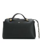 Fendi By The Way Gold Edition Tote, Women's, Black, Calf Leather