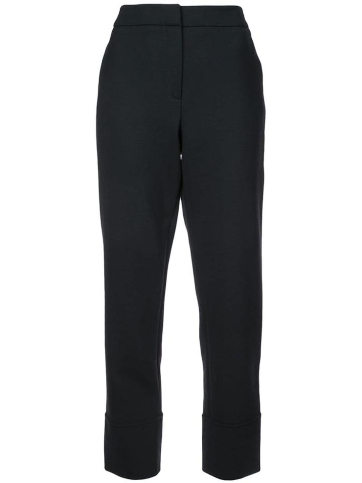 Oscar De La Renta Slim-fit Trousers - Black