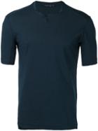 Transit Plain T-shirt, Men's, Size: 50, Blue, Cotton/linen/flax