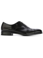 Henderson Baracco Classic Oxford Shoes, Men's, Size: 41, Black, Horse Leather/leather