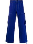 Benetton Cargo Trousers - Blue