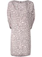 Max & Moi Leopard Print Mini Dress - Pink & Purple