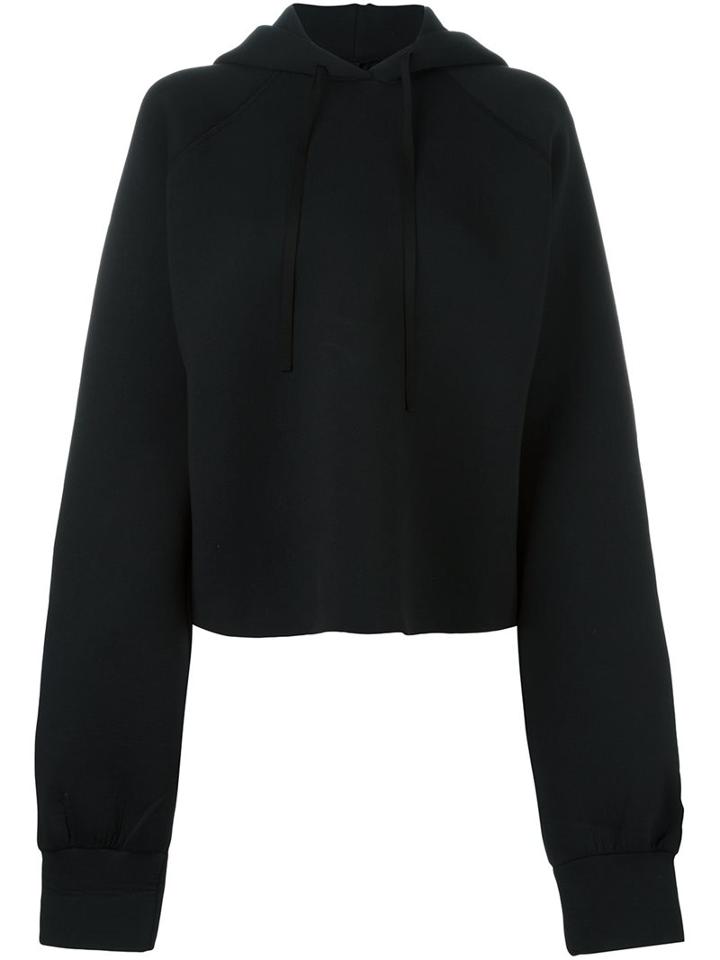 Unravel Bishop Sleeve Hoodie, Women's, Size: Small, Black, Cotton/polyamide/spandex/elastane