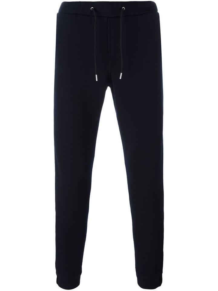 Msgm Tapered Trousers, Men's, Size: Large, Blue, Polyamide/cupro/virgin Wool