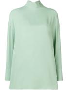 Valentino Funnel Neck Blouse - Cq5 Mint