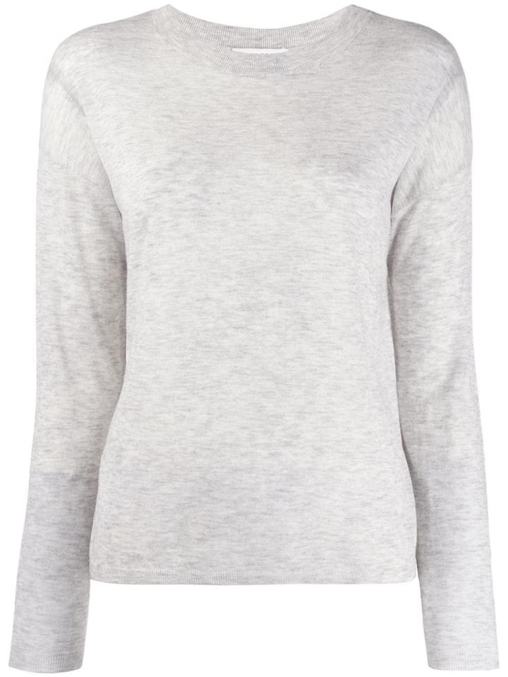 Vince Classic Long Sleeve Top - Grey