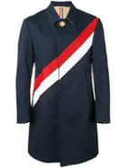 Thom Browne - Striped Coat - Men - Cotton - 1, Blue, Cotton