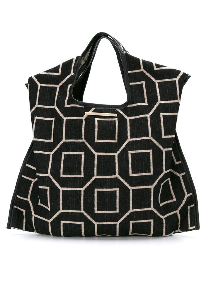 Xaa - Printed Bag - Women - Cotton - One Size, Black, Cotton