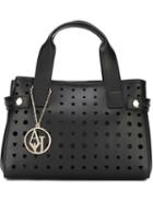 Armani Jeans Mini Perforated Tote Bag