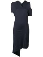 Vivienne Westwood Anglomania Asymmetric Fitted Dress - Blue